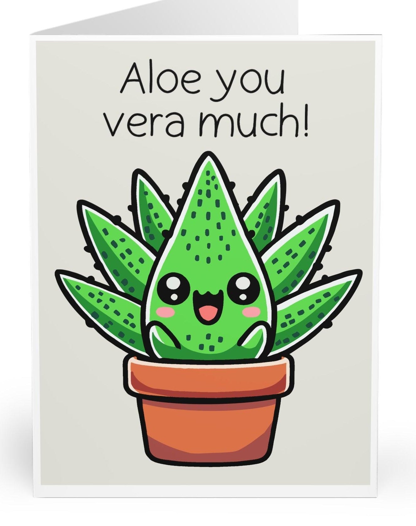 aloe you vera much plant Aloe You Vera Much! Greeting Card