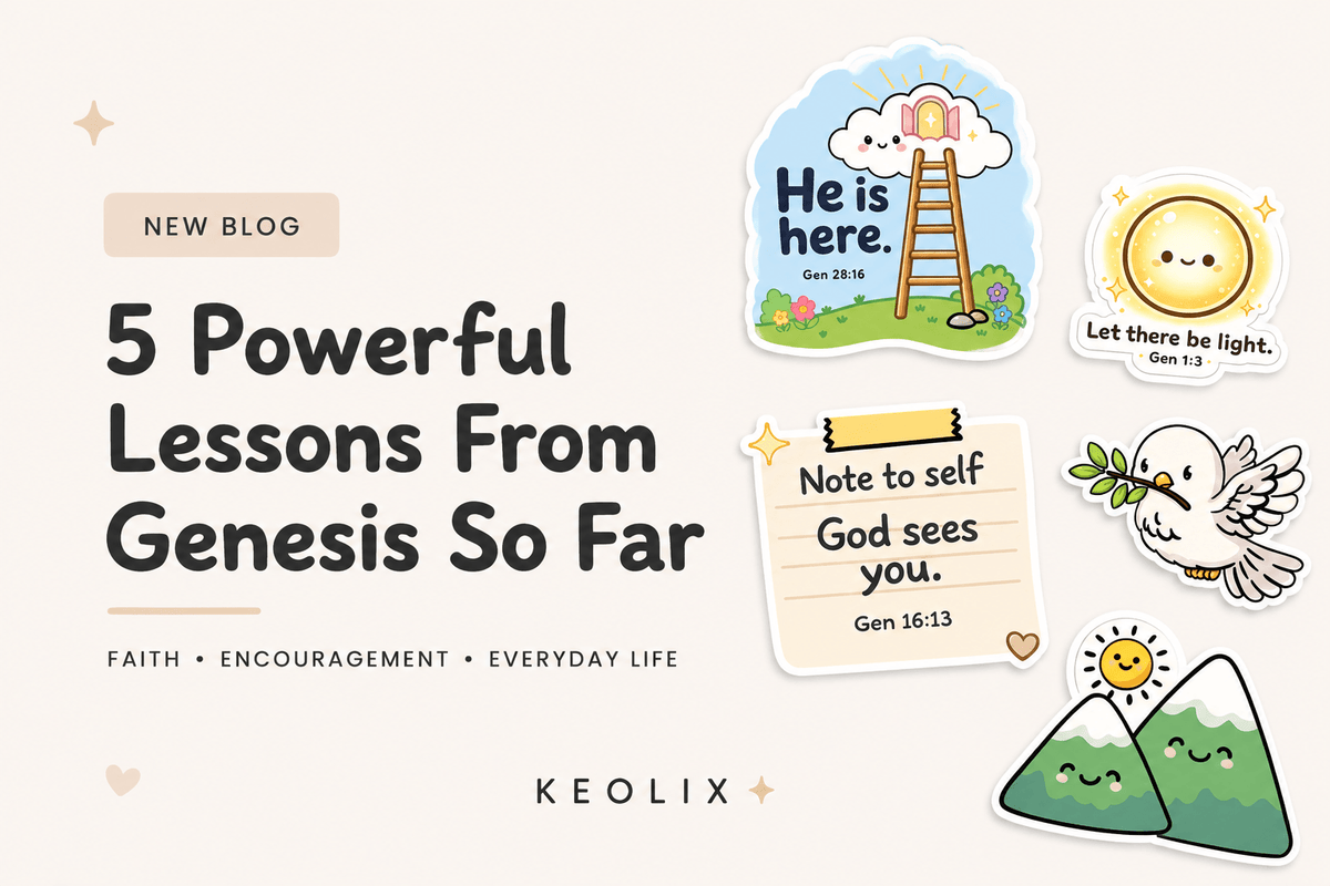 5 Powerful Lessons From Genesis So Far (And Why They're Still Relevant Today)