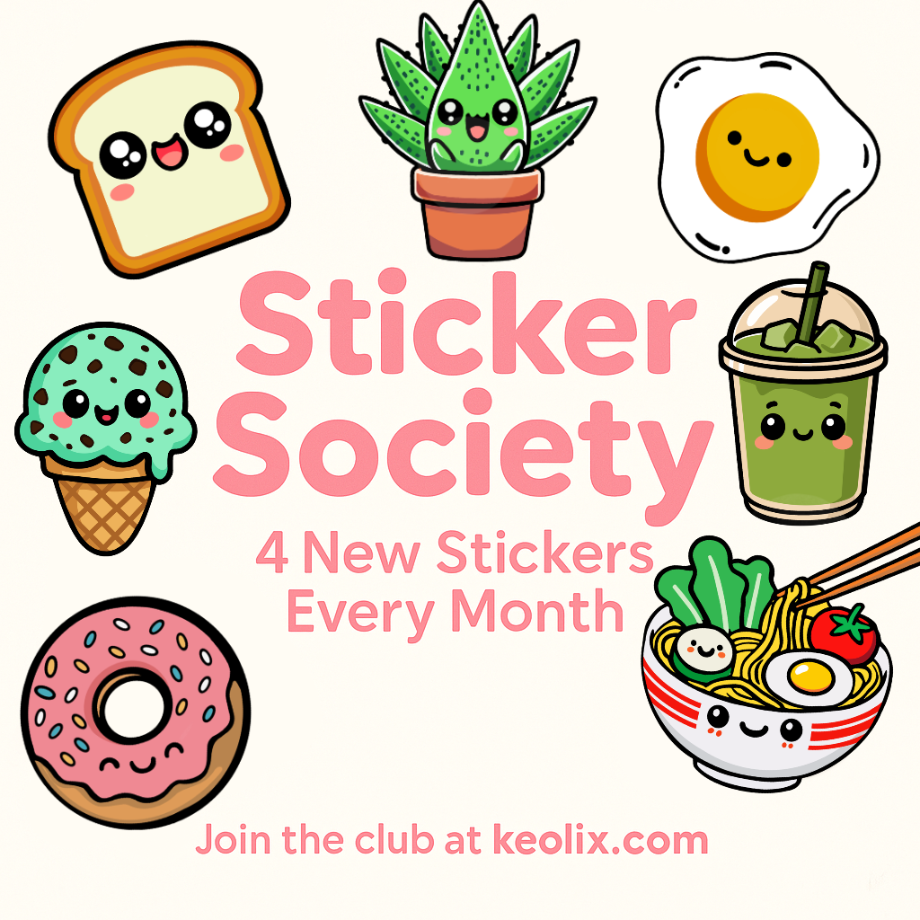 🎉 Introducing the Sticker Society — The Cutest Club on the Internet 💌