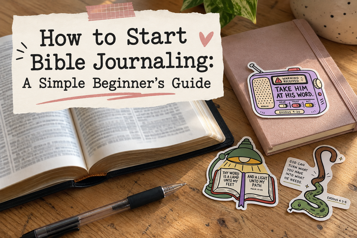 How to Start Bible Journaling: A Simple Beginner’s Guide