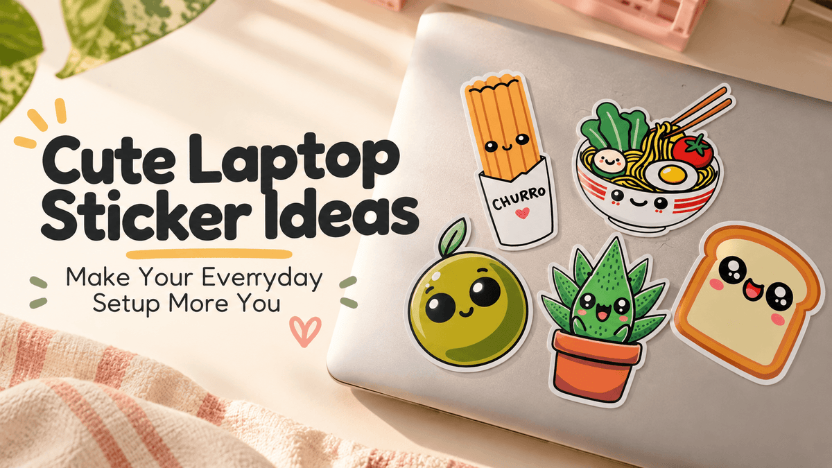 Cute Laptop Sticker Ideas to Make Your Everyday Setup More You