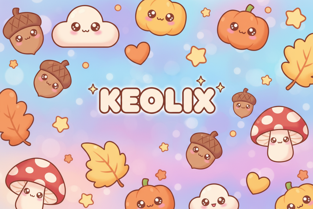 2.☕ November at Keolix: Cozy Chaos, Secret Stickers & Christmas Sparkle