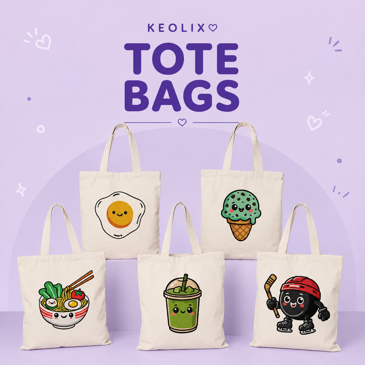 KEOLIX Tote Bags