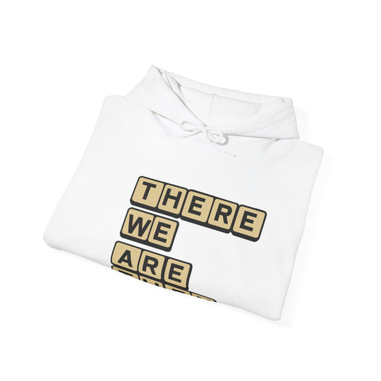 A white hoodie featuring a bold, playful design with the word “TWAT” in large, blocky letters. A fun and cheeky statement piece for those with a sense of humor, perfect for casual wear and making a bold statement.

