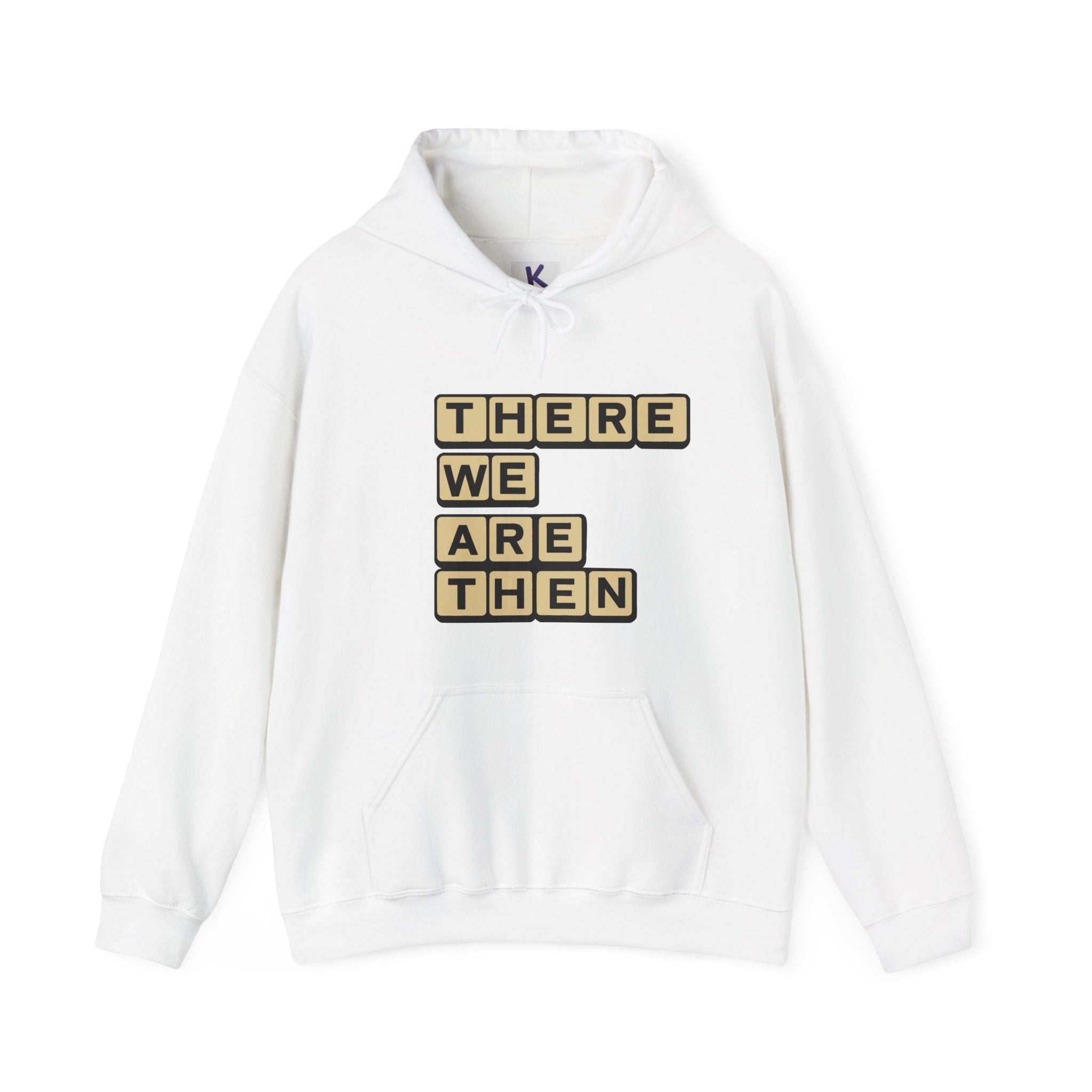 A white hoodie featuring a bold, playful design with the word “TWAT” in large, blocky letters. A fun and cheeky statement piece for those with a sense of humor, perfect for casual wear and making a bold statement.

