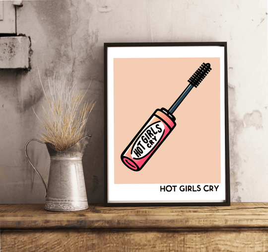 Hot Girls Cry Print - Baby Keo