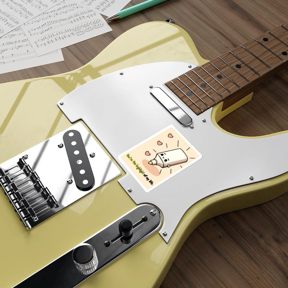 You're the highlight of my life Waterproof Sticker KEOLIX – This adorable sticker features a smiling highlighter pen with the caption, “You’re the highlight of my life,” offering a sweet and cute way to brighten up someone's day.