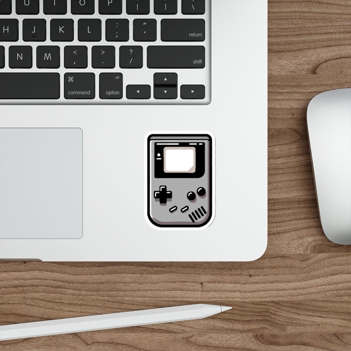 Retro Gameboy waterproof sticker, perfect for gamers and lovers of nostalgic designs. KEOLIX 
