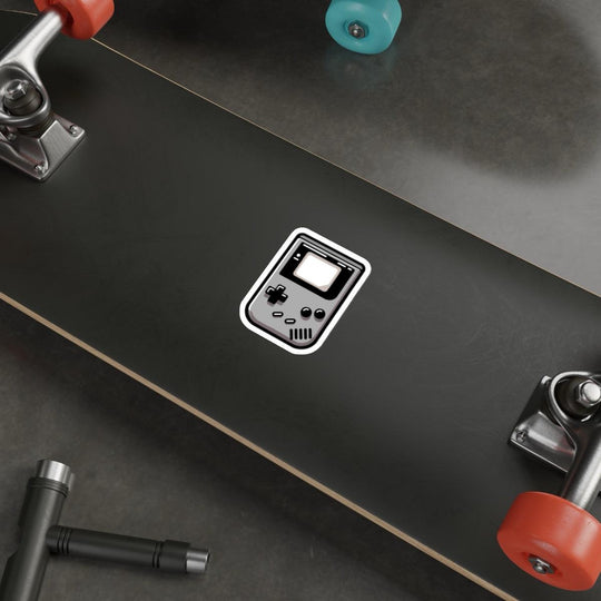 Retro Gameboy waterproof sticker, perfect for gamers and lovers of nostalgic designs.  KEOLIX 