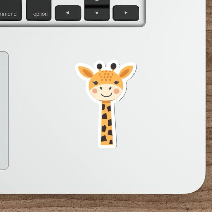 Playful Giraffe Waterproof Sticker – Baby Keo
Add a cute safari vibe with this playful giraffe sticker. Bright and cheerful, it's made with waterproof material for long-lasting use on water bottles, laptops, or notebooks. Baby Keo.