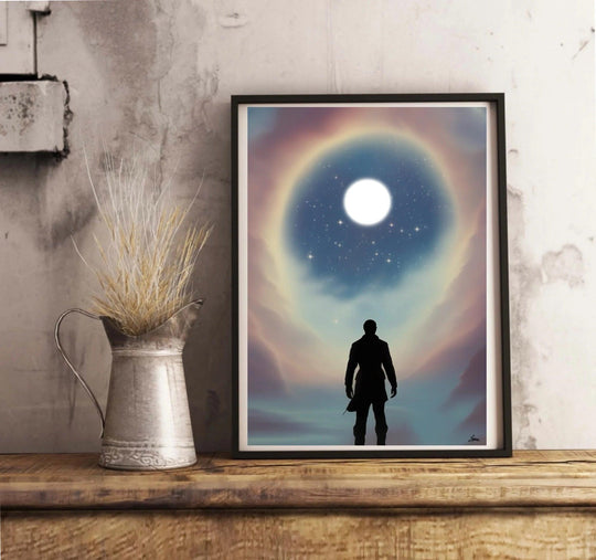 Celestial Contemplation Print - Baby Keo