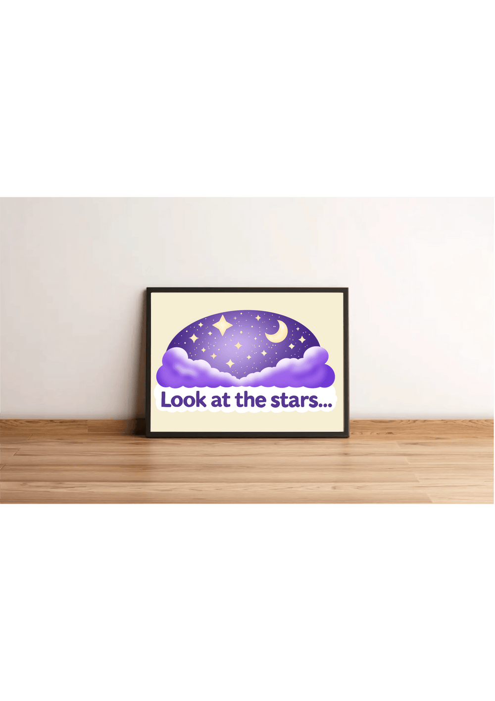 Look at the Stars Print | Dreamy Wall Art