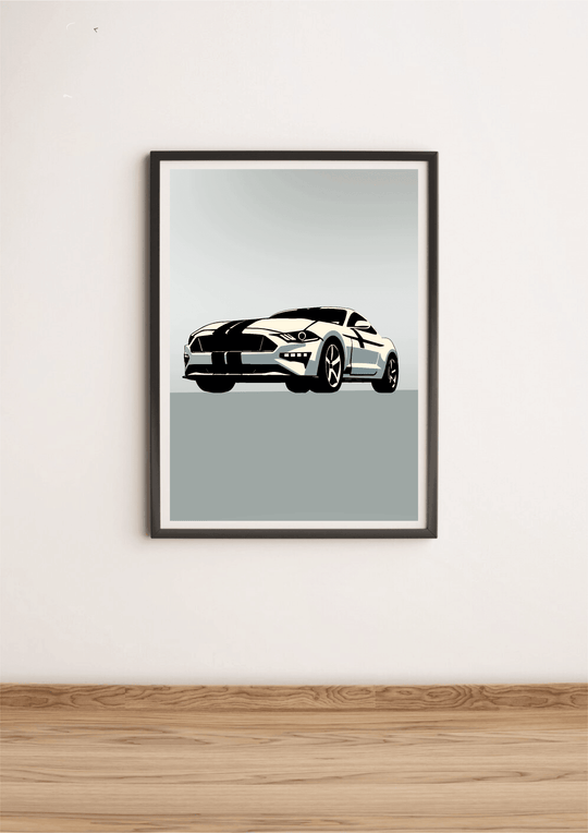 Mustang Inspired minimalistic Print - Baby Keo