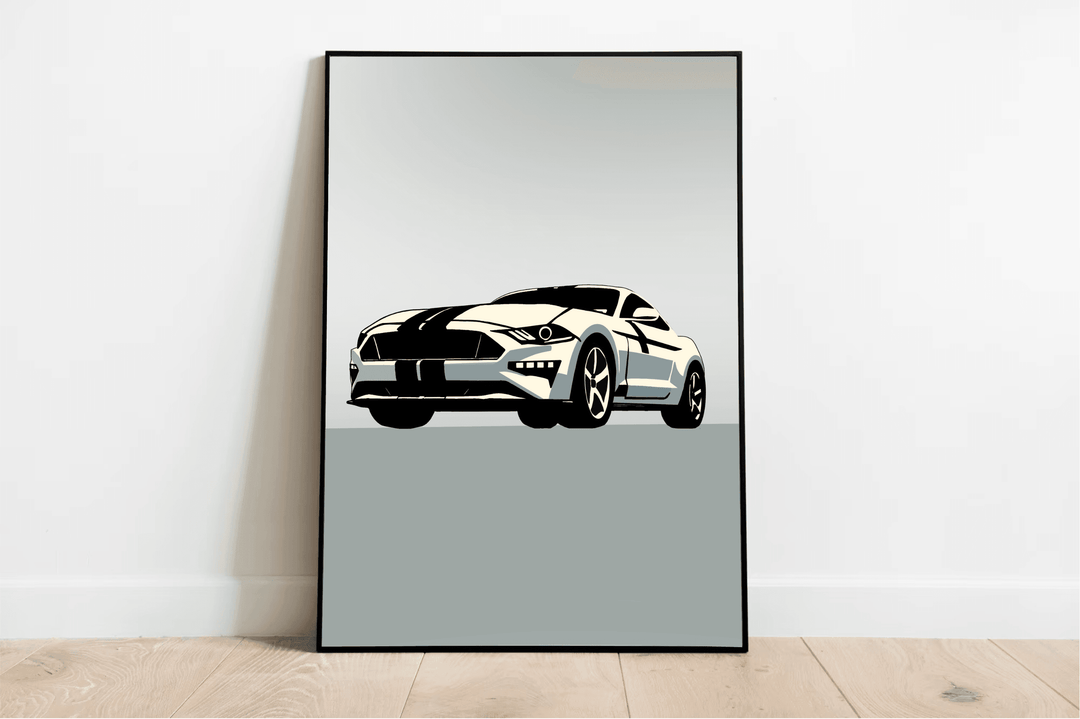 Mustang Inspired minimalistic Print - Baby Keo