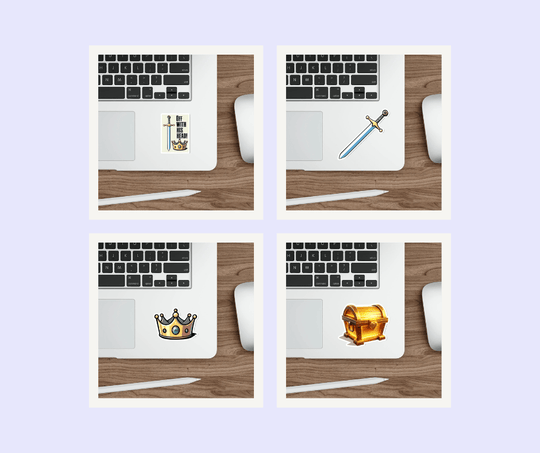 Whimsical Creatures Sticker Bundle – A delightful bundle featuring playful and whimsical creatures like dinosaurs and mythical beings, perfect for adding magic to your everyday items. Waterproof and durable.  KEOLIX 