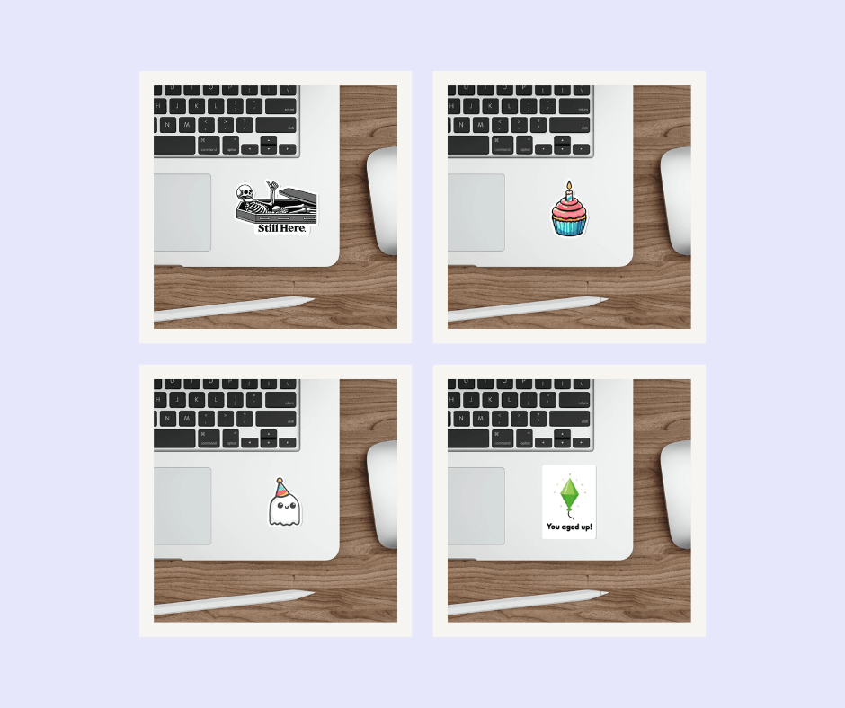 Celebrate in style with our Birthday Sticker Bundle! Includes a variety of fun birthday-themed designs, perfect for gifts and decorations - Baby Keo