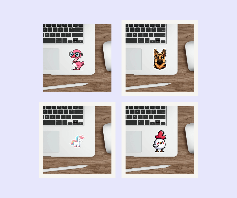 Quirky Animal Sticker Bundle – Baby Keo
This bundle of quirky animal designs is perfect for adding some playful personality to your accessories. Waterproof and long-lasting, these stickers are great for laptops, water bottles, and notebooks. KEOLIX 