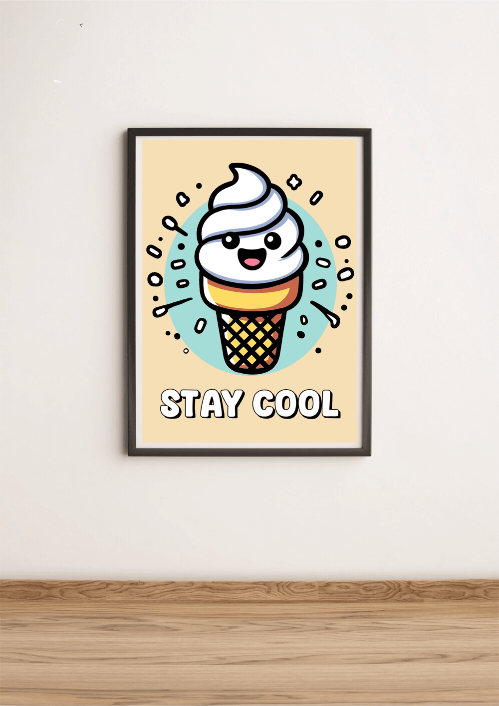 Stay Cool Print  my whip ice cream with KEOLIX standard design 