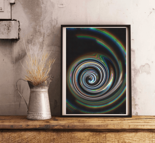 Captivating Abstract Swirl Artwork Print - Baby Keo