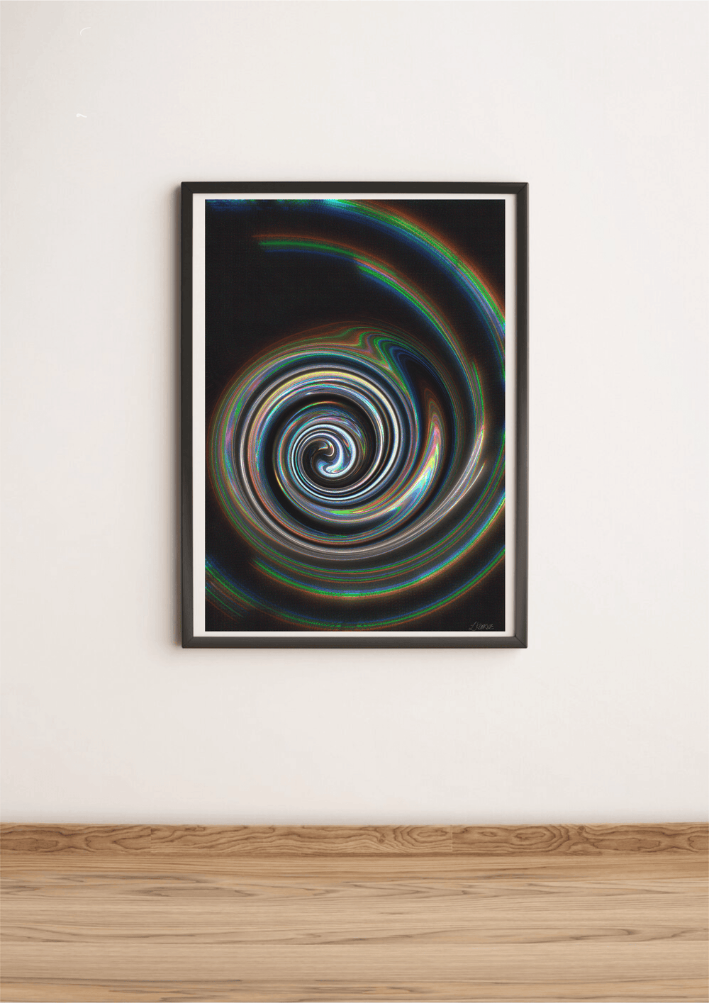 Captivating Abstract Swirl Artwork Print - Baby Keo