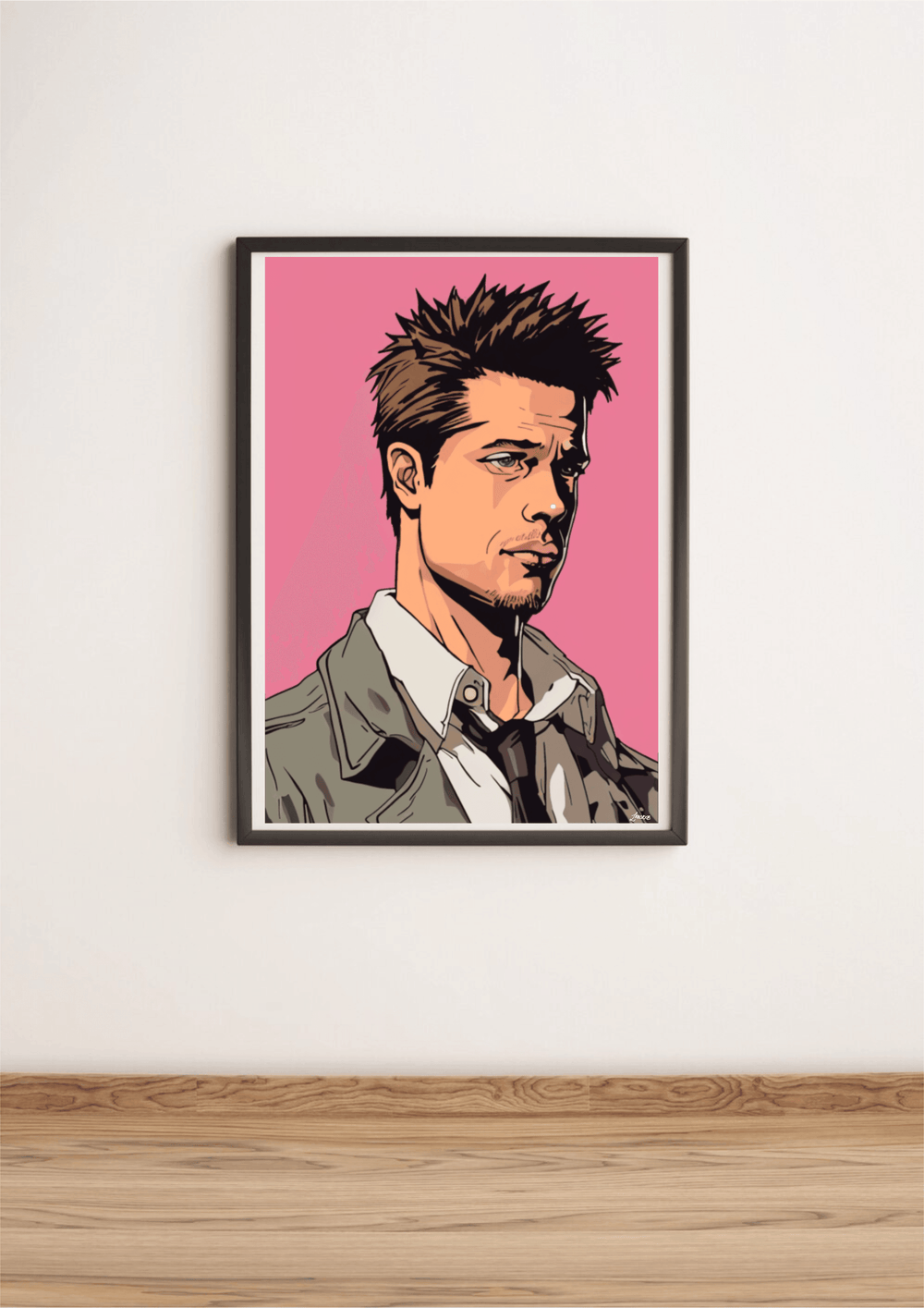 Tyler Durden Fight Club Artwork Print - KEOLIX 