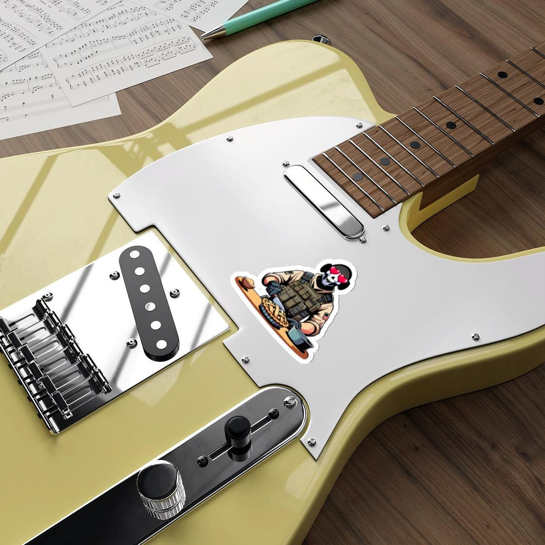 Spooky and cute ghost cooking waterproof sticker, great for adding some Halloween vibes to your gear. KEOLIX