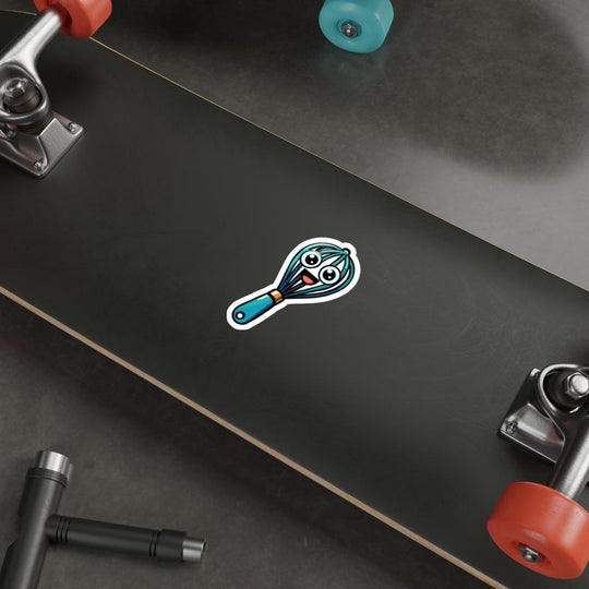 Fun whisk waterproof sticker, great for bakers and kitchen lovers to personalize their items. KEOLIX 