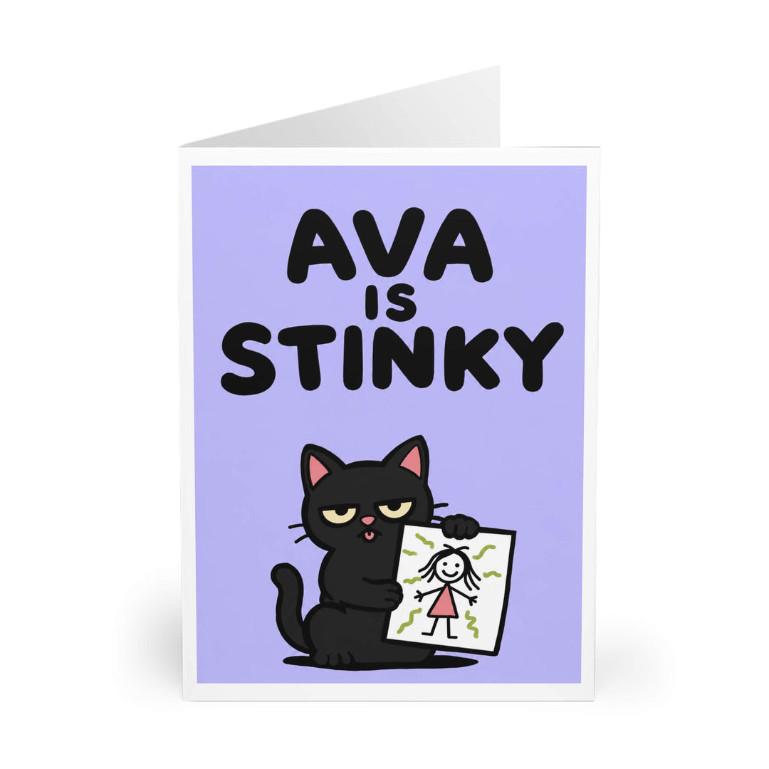 Personalised “You’re Stinky” Funny Kids Birthday Card