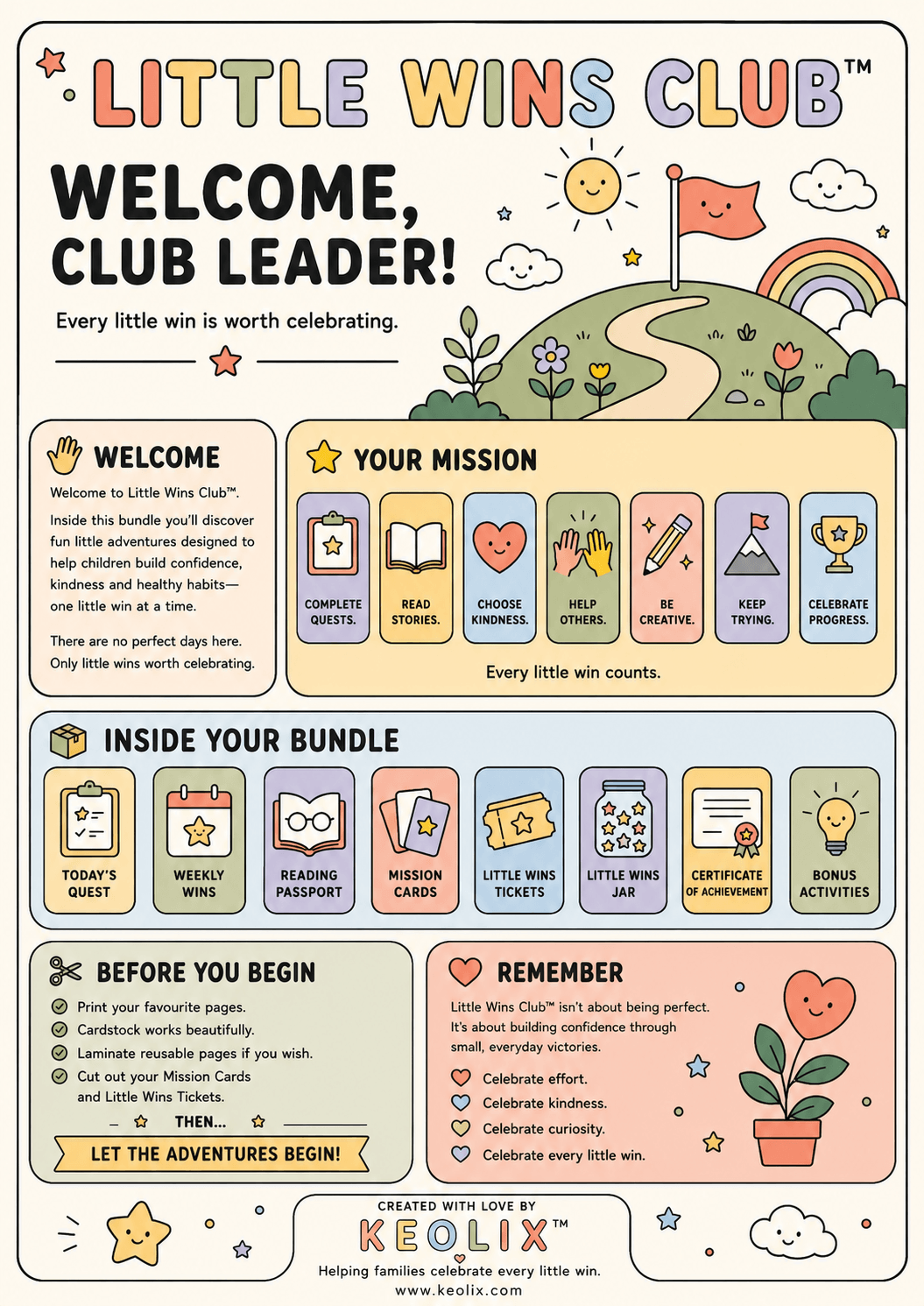 Kids Routine Bundle Printable | Little Wins Club