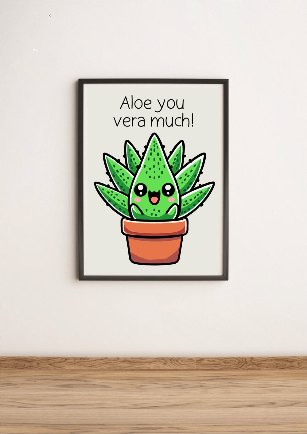 aloe vera kawaii plane  KEOLix