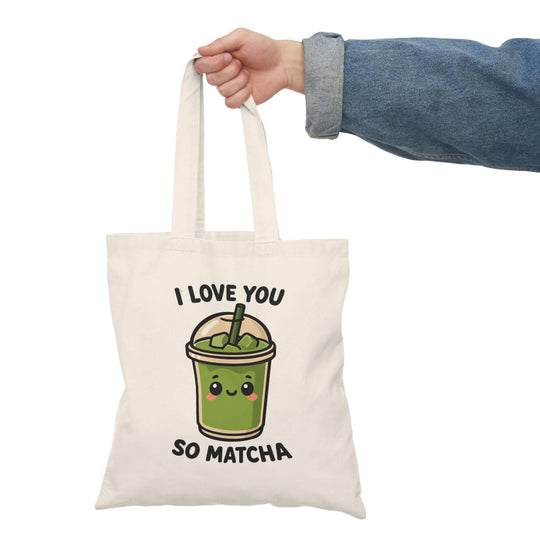 I Love You So Matcha Tote Bag